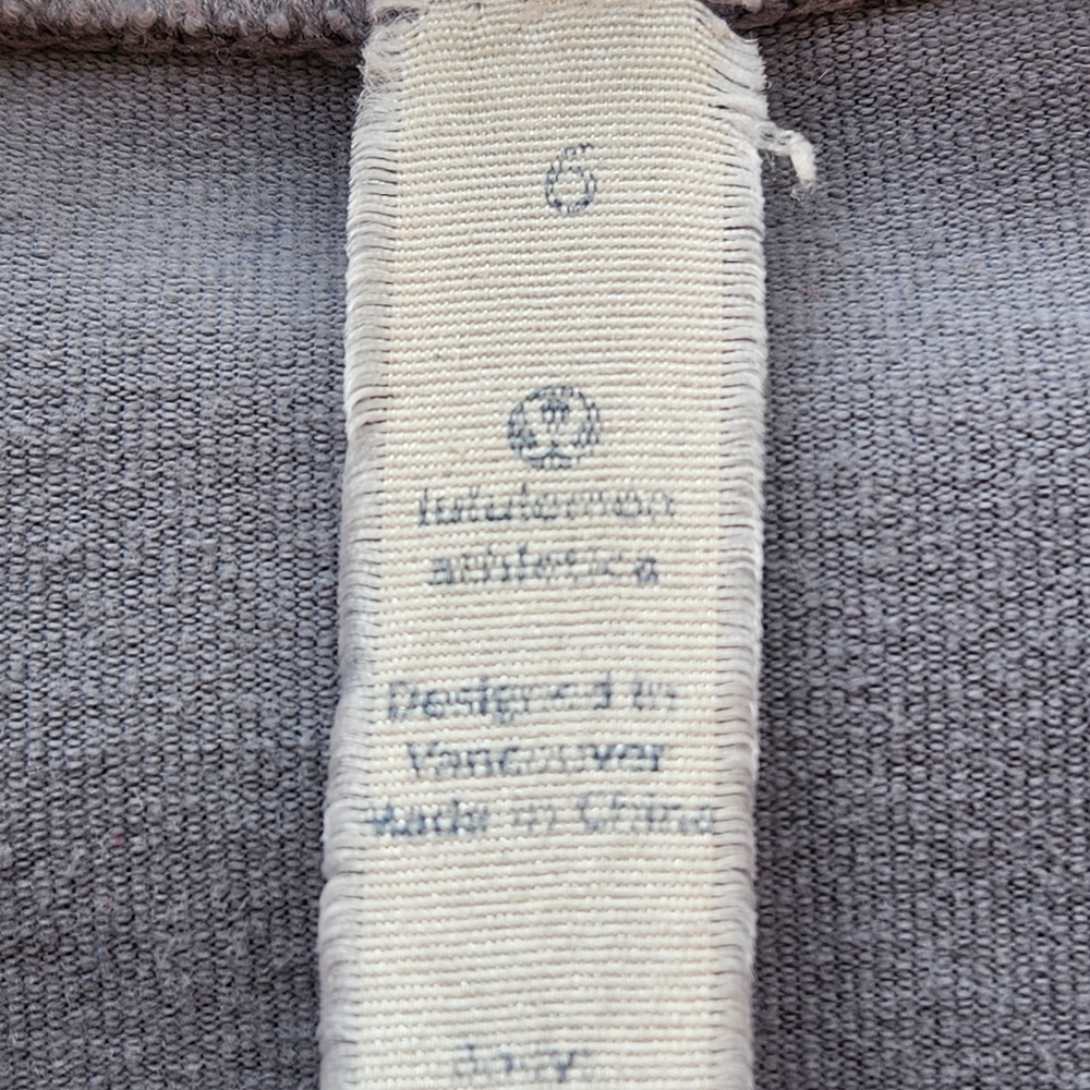 LULULEMON Women's In Stride Jacket Size 6 Gray Wee Stripe Activewear Workout - Picture 3 of 12